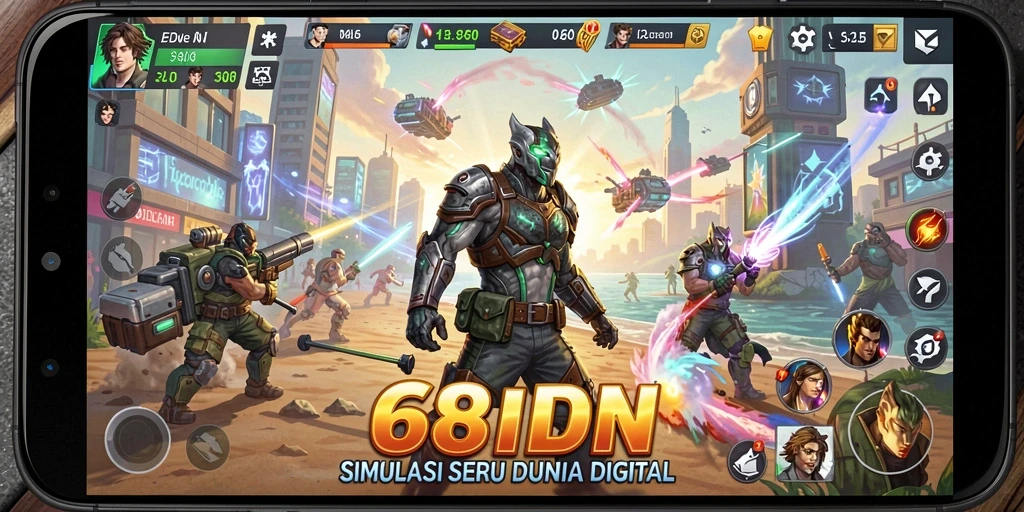Screenshot menampilkan gameplay menarik dari 68IDN.