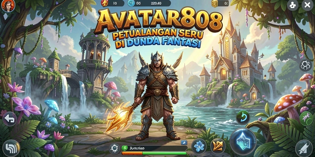 Tangkapan layar AVATAR808 menampilkan aksi seru dalam petualangan.