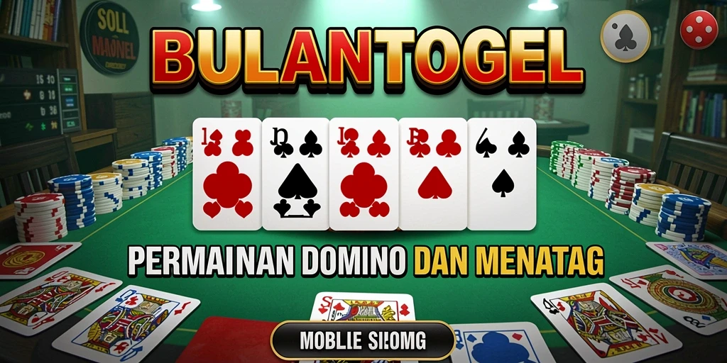 Tampilan gameplay menarik dari BULANTOGEL dengan suasana domino.