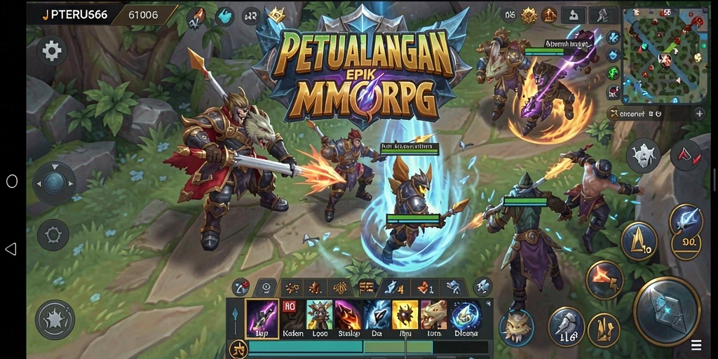 Gameplay seru dan menantang dalam JPTERUS66