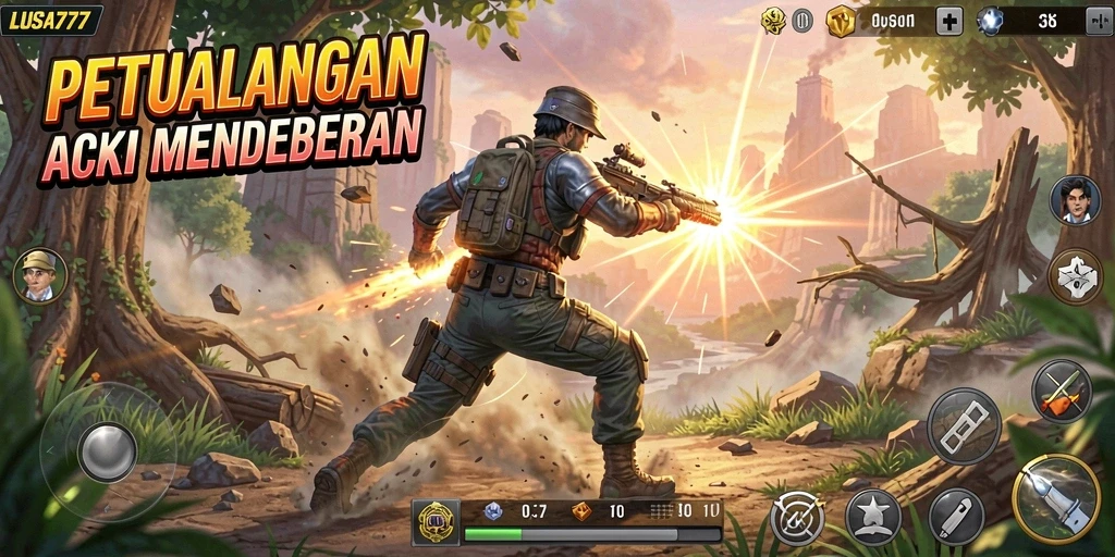 Tangkapan layar LUSA777 menunjukkan aksi seru dan grafis menarik dari gameplay.