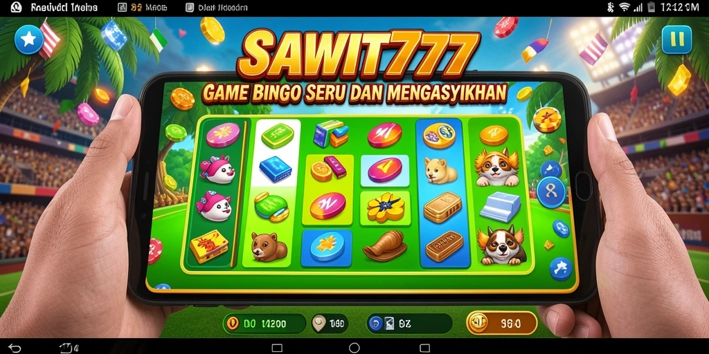 Tampilan gameplay seru dalam SAWIT777 yang menggugah semangat bermain Bingo.