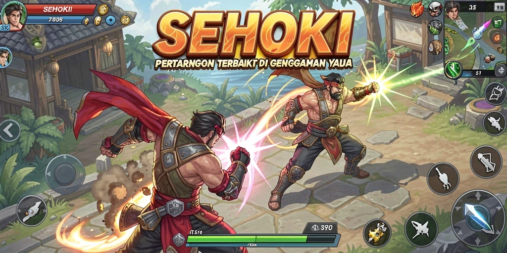 Tampilan gameplay SEHOKI yang menegangkan dan seru.
